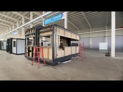 Έξυπνος εξαερισμός φρέσκου αέρα Apple Capsule House Pod Χαρακτηρισμένα παράθυρα γυαλιού