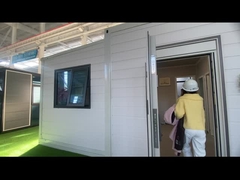 Αξία 8 Αντίσταση σε σεισμούς 20FT Προσκευασμένα σπίτια με σπασμένο παράθυρο από αλουμίνιο γέφυρα