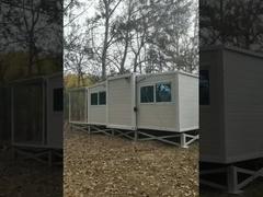 Γρήγορη εγκατάσταση 20ft προφτιαγμένα σπίτια βαθμός 8 ανθεκτικότητα σε σεισμούς πλακέ ή PVC δάπεδο εύκολο