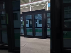 Αξία 8 Αντίσταση σε σεισμούς 20FT Προσκευασμένα σπίτια με σπασμένο παράθυρο από αλουμίνιο γέφυρα