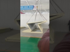 Περιβαλλοντικά φιλικό μικροπλαστικό αναδιπλούμενο σπίτι τροχόσπιτο κοντέινερ ανθεκτικό στις καιρικές συνθήκες