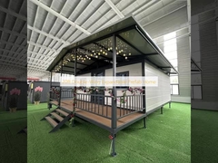 20ft Διπλό-Πτερύγιο Επεκτεινόμενο Προκατασκευασμένο Σπίτι