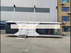 Φουτουριστικό διαστημικό σπίτι με ηλιακά πάνελ 500 κιλά