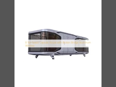 8 τόνων διαστημική κάψουλα σπίτι με σπασμένη γέφυρα από αλουμίνιο παράθυρο