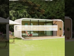 Σύστημα σύνδεσης WiFi και κλιματισμού στο Apple Capsule House με ευέλικτο κράμα αλουμινίου