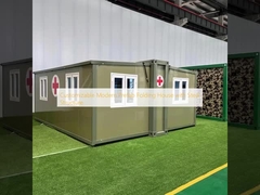 Προσαρμόσιμο μοντέρνο αναδιπλούμενο σπίτι με ατσάλινη δομή