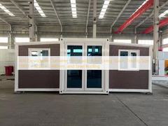 Επεκτεινόμενο Κοντέινερ Σπίτι 40ft με 72m² Χώρο Διαβίωσης, Μέγεθος Αναδίπλωσης 11800 × 6220 × 2480mm και Ατσάλινη Στέγη