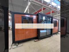 Επεκτάσιμα προκατασκευασμένα σπίτια με 2 KN / m2 φορτίο δαπέδου Αδιάβροχη μπογιά Σφραγισμένες άκρες και προσαρμόσιμο μέγεθος