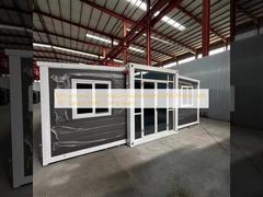 Σύγχρονα και εξατομικεύσιμα επεκτάσιμα προετοιμασμένα σπίτια με 18,5 τετραγωνικά μέτρα χώρου διαβίωσης