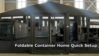 Πτυσσόμενο 20ft Container Home Γρήγορη ρύθμιση