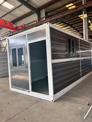 Αγορά Permanent Flat Pack Folding House Eco-Friendly and Structured Surface with Electrostatic Spraying White διαδικτυακή κατασκευή