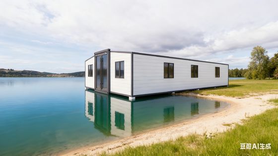 Αγορά 40ft Expandable Container Home with 72㎡ Floor Area 4.6 Tons Net Weight and 3-6 People Accommodation διαδικτυακή κατασκευή