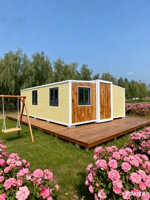 Αγορά Expandable Prefab Homes with 2 KN/m2 Floor Loading Suitable for 2-4 People and 12KW Power Consumption διαδικτυακή κατασκευή