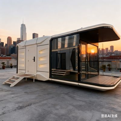 Αγορά Modern Space Capsule House with 3400 Height 3460 Width and 9 Mm European Pine Board Interior διαδικτυακή κατασκευή