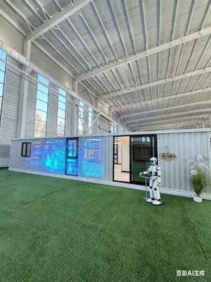 Αγορά 40ft Expandable Container Home with Internal Dimensions L11540 * W6060 * H2240 Mm, 18 Thick Fireproof Cement Fiber Floor, and Bull 30 * 30 Flat Lamp διαδικτυακή κατασκευή