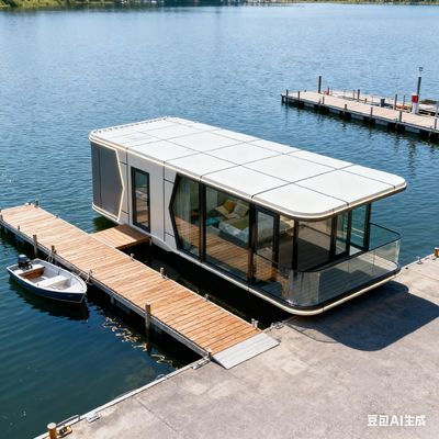 Αγορά Modern Space Pod with L8560 * W3460 * H3400 Dimensions Customizable Interior Decoration for 2 People Accommodation (Μοντέρνο Διαστημικό Πωλ) διαδικτυακή κατασκευή