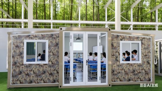 Αγορά 75mm EPS Πάνελ Σάντουιτς Αναδιπλούμενο Δοχείο 20ft με Προσαρμόσιμη Βεράντα και Επένδυση Τοίχου διαδικτυακή κατασκευή