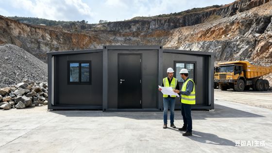 Αγορά Δυνατό να αναδιπλωθεί 20ft δοχείο με 75mm EPS σάντουιτς πάνελ 18mm πυρόσβεση τσιμεντένιο δάπεδο ινών και 1 έτος εγγύηση διαδικτυακή κατασκευή