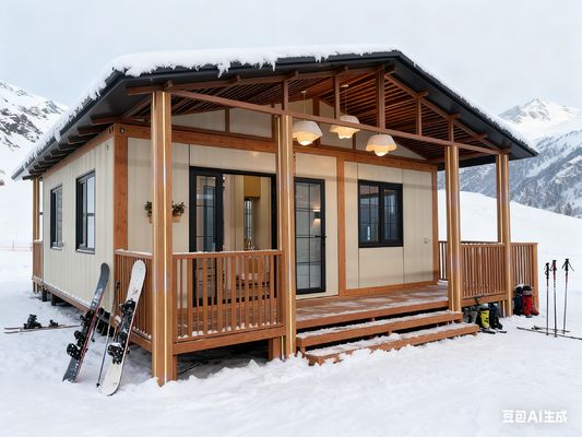 Αγορά Expandable Container House with Gable Roof 5.5 Tons Net Weight and L5700*W6660*H2650mm Size Prefabricated Tiny Home διαδικτυακή κατασκευή