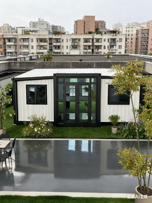 Αγορά Compact 18.5 Square Meters Foldable Modular Homes with 75mm EPS Sandwich Panels and More Than 30 Years Life διαδικτυακή κατασκευή