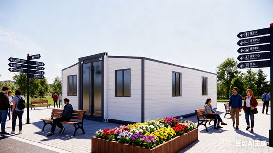 Αγορά Waterproof Prefab Folding House with Internal Dimensions L8540*W6060*H2240mm and 56 Square Meters Floor Space διαδικτυακή κατασκευή