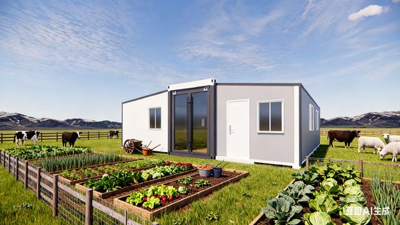 Αγορά 30 Years Lifespan Prefab Folding House with 56 Square Meters Floor Space and L9000*W6220*H2480mm Expanded Size διαδικτυακή κατασκευή