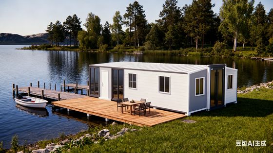 Αγορά 56 Square Meters Prefab Folding House with 75mm EPS Wallboard and 30 Years Lifespan for Durable Living διαδικτυακή κατασκευή