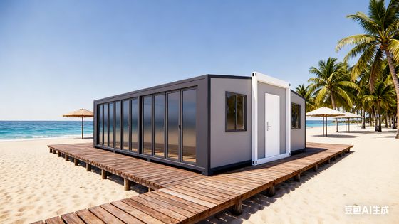 Αγορά 18.5 Square Meters Floor Area More Than 30 Years Lifespan Foldable Modular Homes with 75mm EPS Sandwich Panels διαδικτυακή κατασκευή