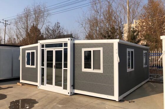 Αγορά Foldable 20ft Container with Galvanized Light Steel Frame 1,172 Cubic Feet Capacity and Wet-Dry Separation Bathroom Ideal for Prefab Tiny Homes διαδικτυακή κατασκευή