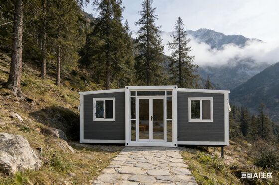 Αγορά Foldable 20ft Container with Wet-Dry Separation Bathroom and 37 Square Meters Floor Area in Galvanized Light Steel Frame διαδικτυακή κατασκευή