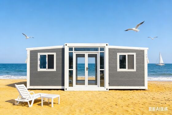 Αγορά Δυνατό να αναδιπλωθεί 20ft δοχείο με γαλβανισμένο ελαφρύ χάλυβα πλαίσιο Αντίσταση στις καιρικές συνθήκες και προσαρμόσιμη διάταξη για τη σύγχρονη ζωή διαδικτυακή κατασκευή