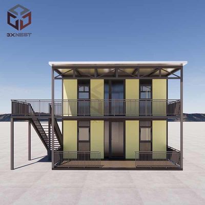Προσαρμοσμένο 20ft Prefab Flat Pack Container House με κεραμικό δάπεδο κεραμικών πλακών