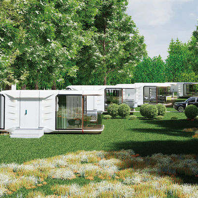 Προσωρινές μονωτές διαστημικές κάψουλες Prefab Pod Homes OEM