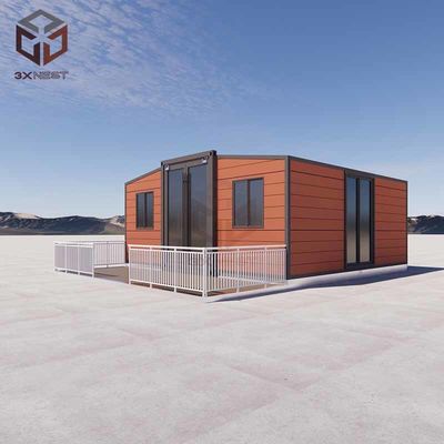 20FT Προετοιμασμένο σπίτι με πόρτες από χάλυβα / αλουμίνιο