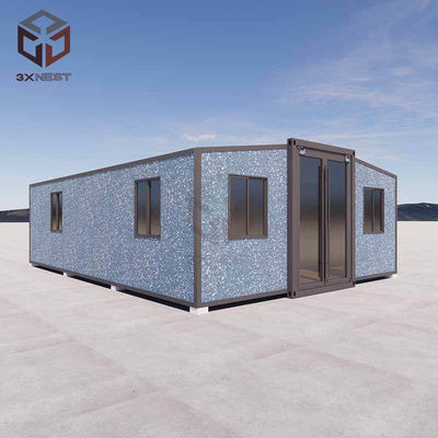 56 τετραγωνικά Prefab επεκτάσιμη σπίτι εμπορευματοκιβωτίου αποστολή μικροσκοπικό σπίτι επεκτάσιμη