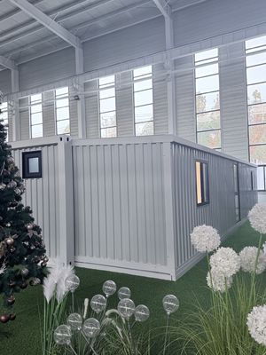 40ft επεκτάσιμα κοντέινερ σπίτι με προσαρμόσιμη εσωτερική σχεδίαση, σεισμική απόδοση επιπέδου 8, και γαλβανισμένο χάλυβα πλαίσιο