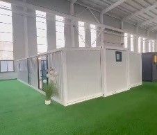 12kW κατανάλωση ενέργειας 40ft συναρμολογημένες κατοικίες 72m2 επιφάνεια δαπέδου για άνετη και βιώσιμη διαβίωση
