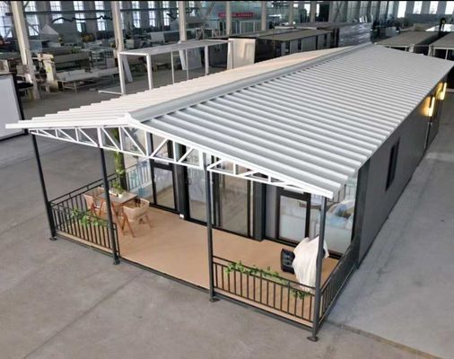 Προσωρινή ή μόνιμη διαμονή 30ft επεκτάσιμη οικία εμπορευματοκιβωτίου με πόρτα ασφαλείας από χάλυβα