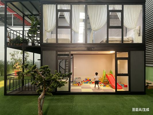 Επιτρεπόμενο φορτίο δαπέδου 2 KN/m2 Επεκτεινόμενα Προκατασκευασμένα Σπίτια με Ισχυρή και Μακράς Διάρκειας Ανθεκτικότητα και Αδιάβροχο Σχεδιασμό Ανθεκτικό στις Καιρικές Συνθήκες