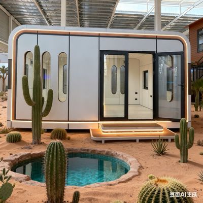 Φορητό Apple Capsule House με Wi-Fi συνδεσιμότητα και 20 τετραγωνικά μέτρα χώρο διαβίωσης