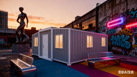 40ft επεκτάσιμα κοντέινερ Σπίτι με PVC Panel εσωτερικό φινίρισμα Αντίσταση στον άνεμο 4.18KN / M2 και προσαρμόσιμη βεράντα