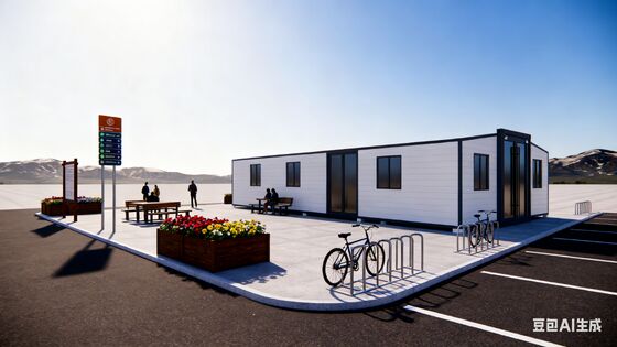 40ft Expandable Container Home with Dry And Wet Separation Bathroom Customized Wiring Solutions and Steel Single Door