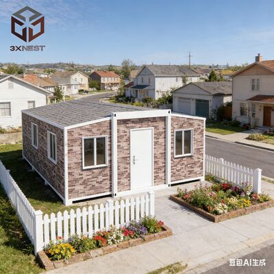 Πλήρως Γαλβανισμένο Πλαϊνό Πλαίσιο 40ft Κατασκευασμένες Μονάδες Στέγασης Αναδιπλούμενο Μέγεθος L11800 W2200 H2480mm Συμπαγείς Μονάδες Διαβίωσης