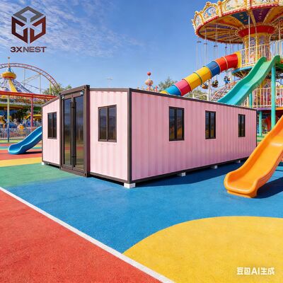 Εξατομικευμένες Υπνοδωμάτια 40ft Κατασκευασμένες Κατοικίες Προσφέροντας Σύγχρονη Άνεση 1 40HQ Shipping Container Μπορεί να Φιλοξενήσει 1 Σετ Χώρου και Πόρων