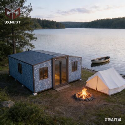 Εσωτερικές Διαστάσεις Μ11800 Π6060 Υ2480mm Ένα Δωμάτιο 40ft Επεκτεινόμενο Κοντέινερ Σπίτι Ποσότητα Φόρτωσης 1 40HQ Ναυτιλιακό Κοντέινερ Χωράει 1 Σετ