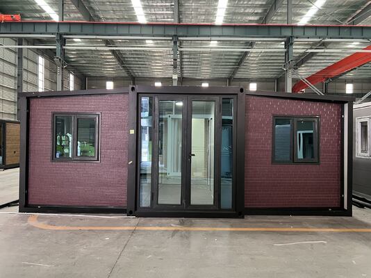 Εναρμονισμένο αναδιπλούμενο 20ft δοχείο με 30+ χρόνια διάρκεια ζωής και θερμική ηχομόνωση για προκατασκευασμένα μικρά σπίτια