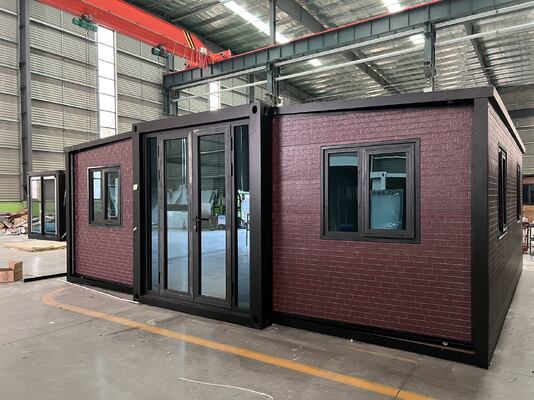 75 mm EPS Sandwich Panels Δυνατό να αναδιπλωθεί 20ft δοχείο με αντίσταση στον άνεμο 4,18 KN/M2 και σεισμική απόδοση επιπέδου 8