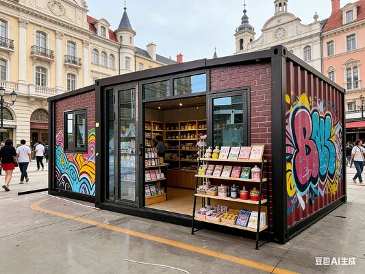 Προ-συναρμολογημένα Εξαρτήματα Αναδιπλούμενο Δοχείο 20ft με Πυράντοχα Υλικά και Εξοικονόμηση Χώρου Αρθρωτή Αποθήκευση