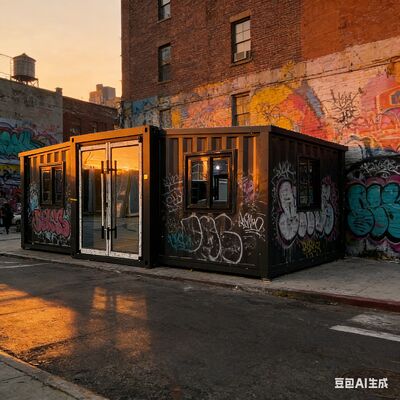 Δυνατό να αναδιπλωθεί 20ft δοχείο με θερμική μόνωση και ηχητική μόνωση Προσαρμόσιμες στοιβακτικές επεκτάσιμες δοχείο σπίτι για προκατασκευασμένα μικροσκοπικά σπίτια