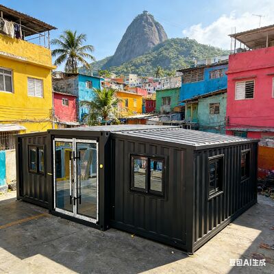 Πλήρως γαλβανισμένο αναδιπλούμενο δοχείο 20ft με θερμική και ηχητική μόνωση για σύγχρονα προκατασκευασμένα σπίτια